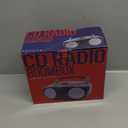 PROSCAN ELITE Portable AM/FM Radio With CD Player (BLACK) - Retro Boombox Speaker, CD Player, AM/FM Radio, AUX Audio Device Player For Home & Travel