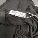 Ekouaer Womens Nursing/Delivery/Labor/Hospital Nightdress Short Sleeve Maternity Nightgown with Button, Size: XL (Black)