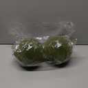 PullCrease 4 Pcs Large Velvet Christmas Balls 6 Inch Christmas Tree Decorations Xmas Ornaments Balls for Family Holiday Wedding Party Xmas Tree Hanging Decoration (Green) ( 2 PCS)