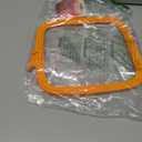 Nurge Orange Medium (No:3) Plastic Square Embroidery Hoop, Cross Stitch Hoops, Punch Needle Hoop , DIY Craft Sewing,ABS Plastic Embroidery Hoops