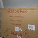 YOSHOOT Rustic Wooden Framed Wall Mirror, Natural Wood Bathroom Vanity Mirror for Farmhouse Decor, Vertical or Horizontal Hanging (40"L x 30"W, Brown)