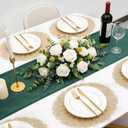 Quantum Love Set of 6 Round Vinyl Placemats Pressed Metallic 15 Inch Gold Sunflower PVC Place Mats Dinning Kitchen Waterproof Washable Table Mats for Fesitval Wedding Party Decoration
