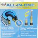 DANCO All-in-One Toilet Installation Kit, Perfect Seal Wax Ring & Zero Cut Bolts, Toilet Repair, Wax-Free, Mounting Toilet Bolts (10879X)