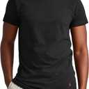 POLO RALPH LAUREN Men's T-Shirt, 3-Pack, Classic Men's Cotton Crewneck Shirts, Moisture-Wicking, (Black, XL)