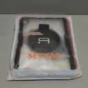 SEYMAC stock Case for iPad A16 11-inch Case 2025/ for iPad 11th/ 10th Generation 10.9'' 2022, Protective with Screen Protector, Pen Holder, Rotate Stand, Loop Nylon Hand Strap, Shoulder Strap, Clear