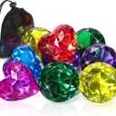 Pool Toys, 8 Pcs Extra Large Dive Gems for Kids Ages 4-8, 8-12, Summer Beach Water Colorful Diamond Toys for Boys Girls Underwater Gemstone Swimming Training Gifts