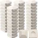 Baquler 30 Pcs Ceramic Briquettes for Gas Grill, BBQ Grill Heat Replacement Ceramic Bricks Plates Replacement for Even Heat Distribution, Reusable Bricks for Baker Chef Cooking Outdoor, 2 x 2 Inches