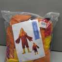 Seasons Deluxe Rooster Costume Adult, Funny Chicken Costume for Halloween Party, Red, One Size Fits Most