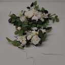 WEIERYUE(Pack of 2 Artificial Flowers Decorations, Wedding Flowers, Wedding, Banquet, Party, Reception Entrance Welcome Sign and Background Decoration(Fairy White)
