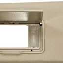 Sun Visor Fit for Nissan Titan 2004-2024 for QX56 Armada 2004-2014 Replacement 96401EZ10B with Light (Left Dirver Side(Beige))