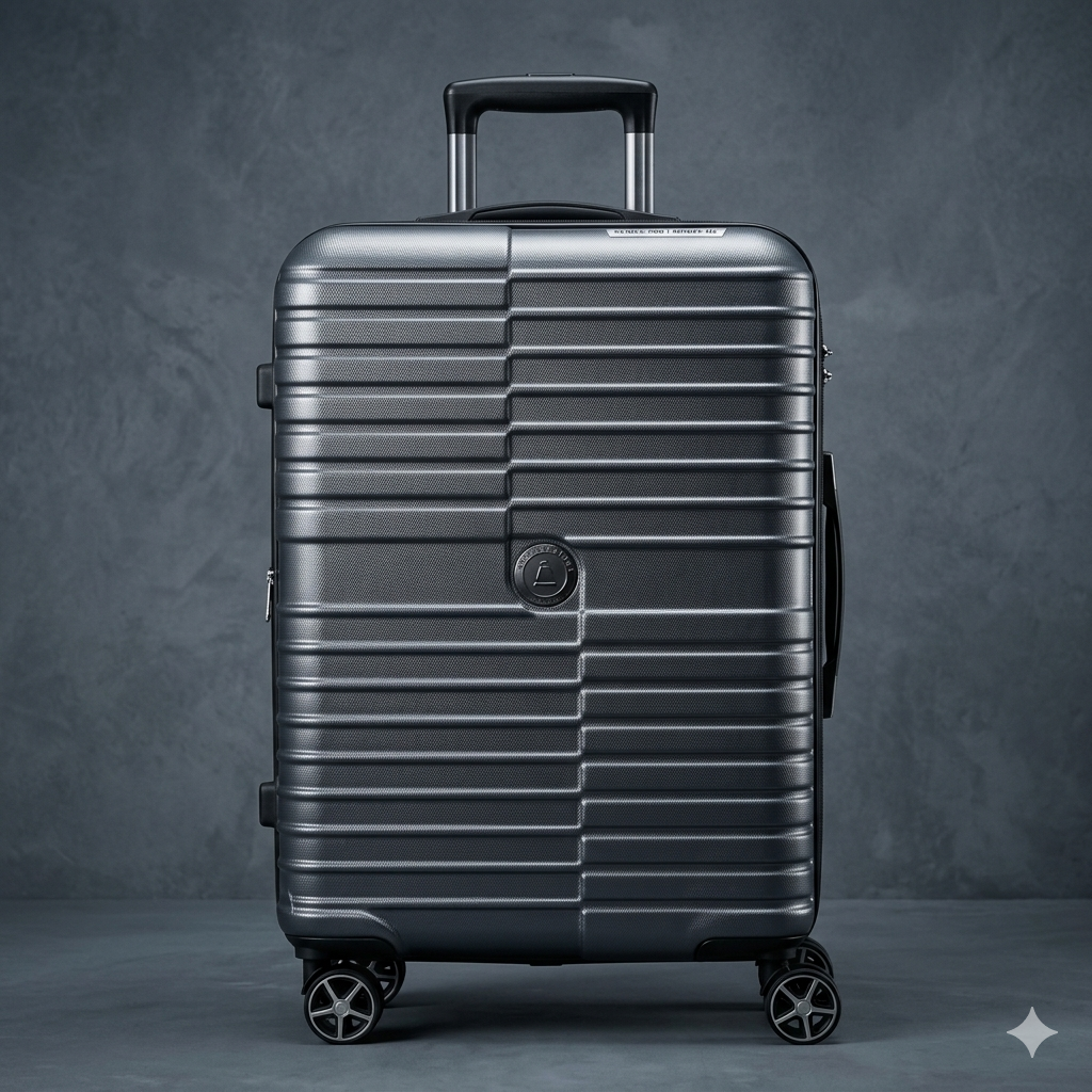 DELSEY PARIS Cruise 3.0 Hardside Expandable Luggage with Spinner Wheels, Graphite, Checked-Large 28 Inch