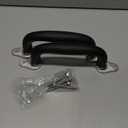 SELEWARE Black Playground Safety Handles, Non-Slip Kids Playground Grab Handles, Durable Indoor Outdoor Playset Hand Grips for Playhouse, Treehouse, Climbing Frame, Jungle Gym, Swing Set, 2 Pack