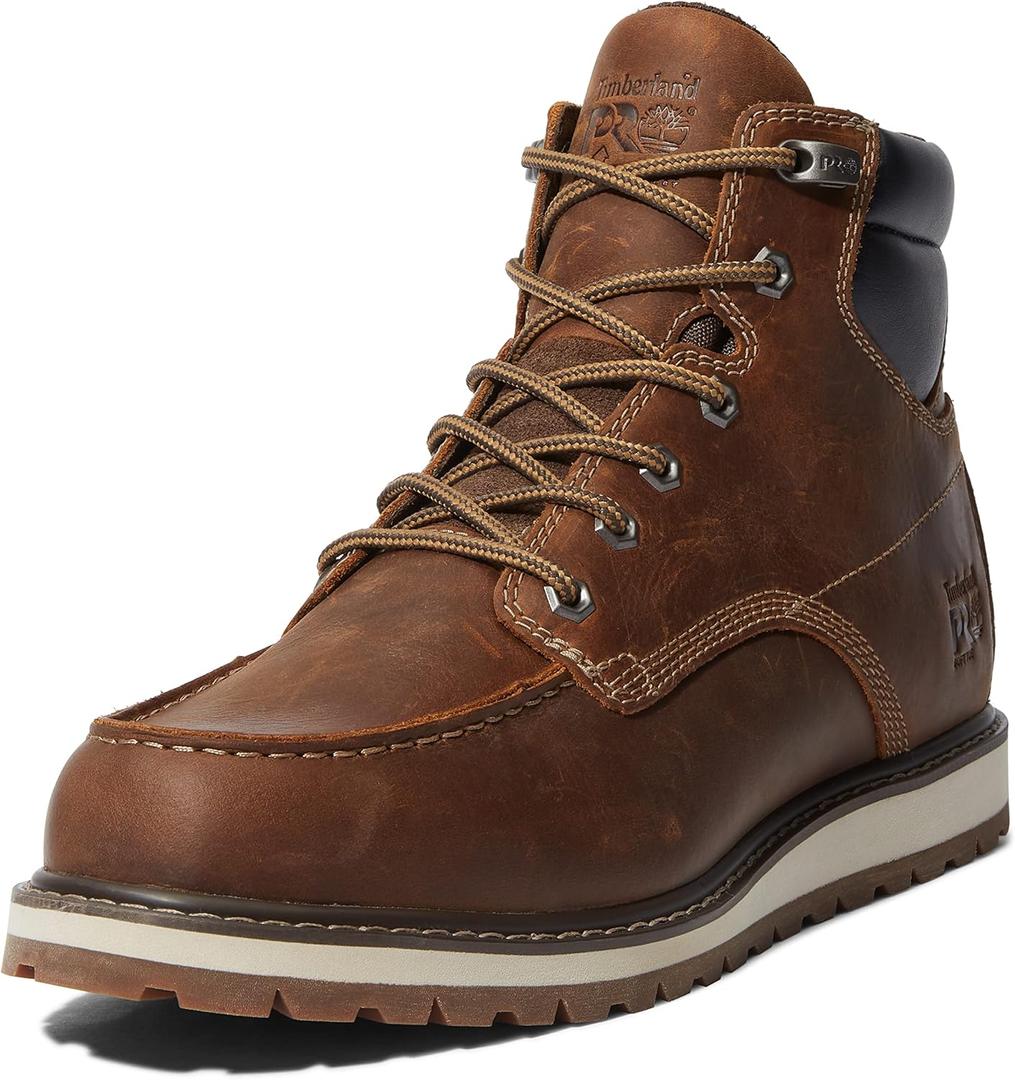 Timberland PRO mens Irvine Wedge 6 Inch Soft-toe Industrial Work Boot (12, Cathay Spice Brown V1)