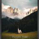 Giftgarden 20x30 Poster Picture Frame Black, Textured Metal Frame 30x20 for Wall Display, Single