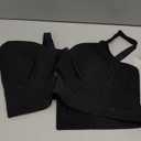 Padded Push Up Bras for Women Seamless Underwire T-Shirt Bra 32A to 46DD (40D, Black)