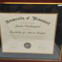 15x18 Diploma Frames with 11x14 Black Mat Display Documents 11 x 14 or 15 x 18 without Mat, 14x11 Cherry Red Frame for Wall Mounting