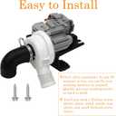 [Upgraded]W10536347 Washer Drain Pump Assembly, Exact for Whirl.pool Cabrio, Ken.more Oasis, May.tag Bravos model washing machines|3 Screws|Replace W10217134 AP5650269 W10281682 by TOMOON