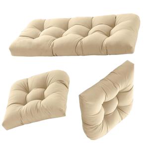 Dizaolive Wicker Chair Cushions for Outdoor Furniture Patio Loveseat Settee Bench Cushions 19x19
