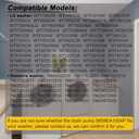 5859EA1004F Drain Pump by SupHomie - Compatible with LG Washing Machines WT1101CW WT1001CW WT5101HW WT1701CW WT7600HKA Replaces 5859EA1004P 5859EA1004E 5859EA1004G