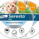 Seresto Cat Vet-Recommended Flea & Tick Treatment & Prevention Collar for Cats, 8 Months Protection | (Pack of 2)