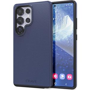 Crave Compatible with Samsung Galaxy S25 Ultra Case, Shockproof Protection Dual Layer Case for Samsung Galaxy S25 Ultra (6.9 inch) - Navy