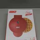 Dash Express Waffle Maker -Electric Waffle Maker for Creative Homemade Treats - Dual Nonstick Cooking Surfaces, Easy Food Release & Quick Cleanup - Compact, Space-Saving Design - 8 Inches - Red
