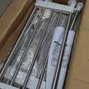 Geetery 4 Pcs Tension Shelf Rod Expandable Closet Storage, 23.62–39.37 Inch