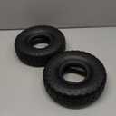 Set of 2 4.10/3.50-4 Tire and Inner Tube, Premium Rubber Wheelbarrow Replacement Parts for Hand Truck Lawn Mower Dollies Wagon Dolly Trailers Go kart