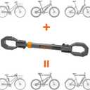 HYPERAX 2024 Step Thru e Bike Adapter Fits Up to 100 lbs for Hitch Bike Rack, Perfect for LECTRIC, RAD Power, AVENTON, and Other Step Thru/Folding E Bikes. Must Needed for Step-Thru