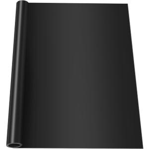 VOKOY Large Silicone Mat for Crafts, 36"x24", Extra Large Silicone Mats,Thick Black Silicone Mat for Kitchen Countertop, Heat-resistant Washable Large Silicone Pastry Mat for Crafts Painting Baking