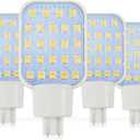 Leisure LED RV LED Rotating Light Bulbs 24-SMD Super Bright 312 Lumen T10 921 Wedge Interior Lighting for Camper Trailer Lamp Bulb 10-24V Natural White (Natural White 4000K, 4-Pack)