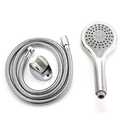 Handheld Shower Head High Pressure 3 Spray Settings Massage Spa Detachable Hand Held Showerhead Chrome Face,M (Size : L) ()