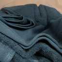 Luxury Bathroom Super Soft and Highly Absorbent Premium 100% Cotton Bath Towel Set for Gifts (Blue-R)