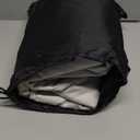 Patio Hanging Egg Chair Cover Single Seat, 600D Heavy Duty Waterproof Outdoor Wicker Swing Egg Chair with Stand Protector Fits up to 75L x 45W Inches (Gray)