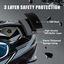 TRIANGLE Adult Dirt Bike Helmet Full Face Motocross Helmets DOT Certified, Dark Gray, Large 