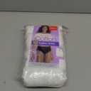 Hanes Women's Underwear Pack, 10-Pack, Full-Coverage Cotton Blend Panties, Moisture-Wicking Underwear for Women (6, All White)