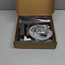 KENES Chrome Bathroom Faucet Single Handle Bathroom Sink Faucet Lavatory Vanity Faucet with Pop Up Drain & Water Supply Lines LJ-9031-5 (Short)