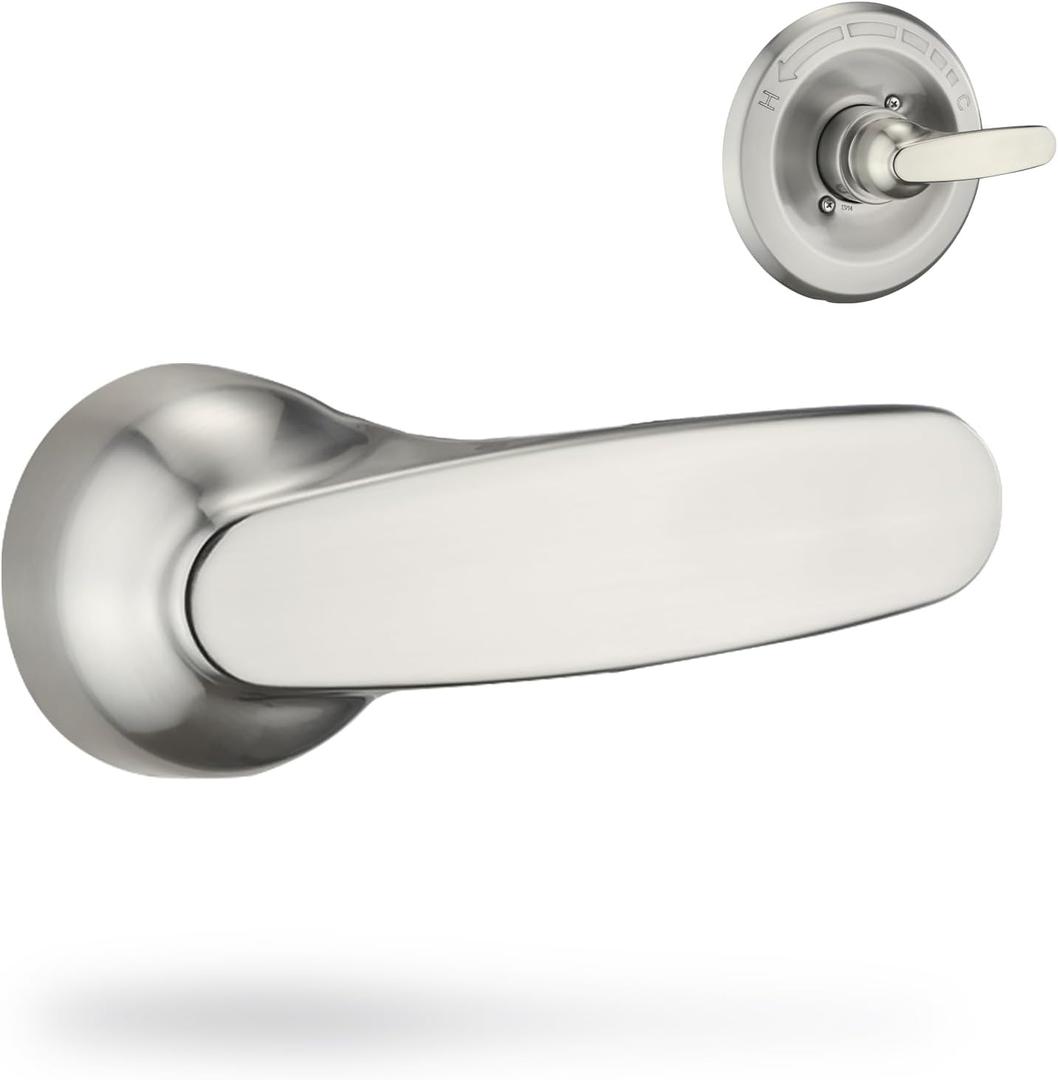 Replacement Metal Lever Handle for Delta H79 1300/1400 Series - Single Tub Faucet Handle Kit, Durable Zinc Alloy Construction, Easy DIY Installation