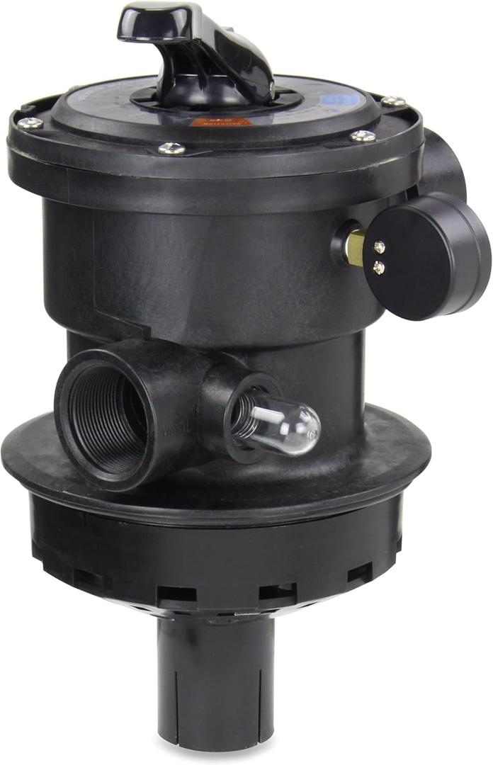 Pureline SP0714T Top Mount Valve for Sand Filter, Replaces Vari-Flo, 1.5" Ports - PL0714
