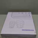 8 Pack Borosilicate Glass Food Storage Containers with Lids, Glass Meal Prep Containers, Airtight Bento Lunch Boxes with Leak Proof Locking, Oven, Freezer and Dishwasher Safe, BPA Free, 5-35oz (Deep Black)