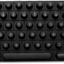 Denash Keyboard Cover for Long Nails,Silicone Raised Keyboard Cover for Nail Art,Silicone Keyboard Protector Skin with Raised Keys for Typing and Gaming (Black)