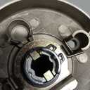 Brushed Nickel Door Knobs Interior, Satin Nickel Privacy Door Knob Interior with Lock, Round Modern Keyless Bedroom and Bathroom Door Handles (1 Pack Privacy)