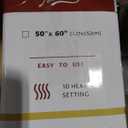 Homemate Heated Blanket Electric Throw - 50"x60" Heating Blanket Throw 1/2/4/6/8 Hours Auto-Off 10 Heat Level Over-Heat Protection Flannel Sherpa ETL Certification