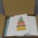 144 Pack Happy Birthday Cards Assortment Bulk with Envelopes, Blank Inside for Kids, Work, Friends, 18 Designs, 4 x 6"