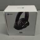 Picun B8 Bluetooth Headphones, 120H Playtime Headphone Wireless Bluetooth with 3 EQ Modes, Low Latency, Hands-Free Calls, Over Ear Headphones for Travel Home Office Cellphone PC Black