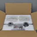 VONLUCE Bathroom Vanity Light, 2 Light Bathroom Light Fixture Over Mirror, Bathroom Wall Lamp With Clear Glass, Modern Black Vanity Lighting Fixtures For Bathroom, Bedroom, Hallway