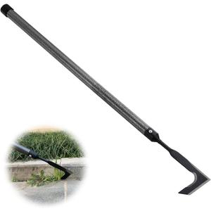 Lilyvane Crack Weeder, Manual Crevice Weeding Tool Weed Puller with 29 Handle for Sidewalk Paver Deck Boards, Crack Weeder Crevice Weeding Tool Metal Handle