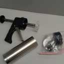 Cookie Press Black - Spritz Cookie Press Kit with 13 Discs & 8 Piping Tips | Perfect for Thanksgiving Christmas, Baking & Cake Decorating