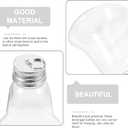 10pcs Christmas Drink Balls: 50ml Xmas Shot Glass Fillable Juice Bottles Clear Pendant Christmas Tree Ornament for Holiday Party Decoration 2.75X2.04X2.04in