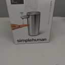 simplehuman 9 oz. Touch-Free Automatic Rechargeable Sensor Pump, Brushed Stainless Steel, New